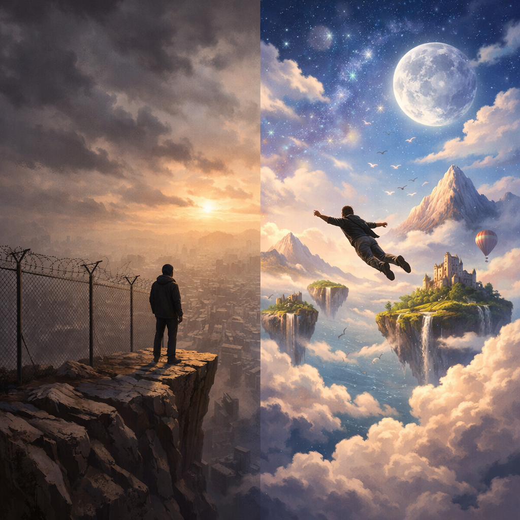 Image for: But only in their dreams can men be truly free. &#