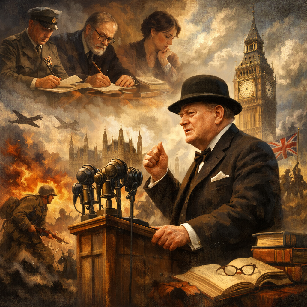 Image for: âI have nothing to offer but blood, toil, te