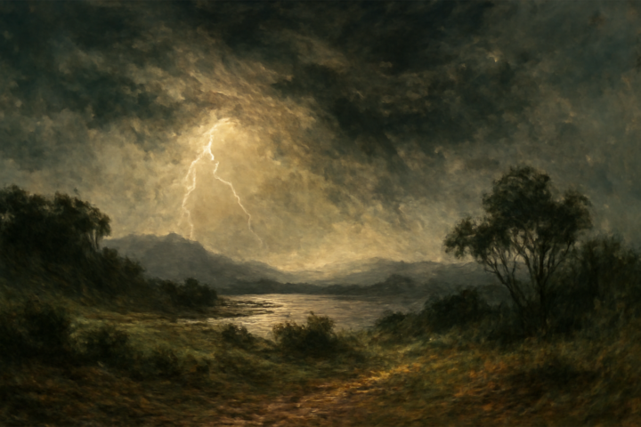 You are not controlling the storm, and you are not lost in it. You are the storm.