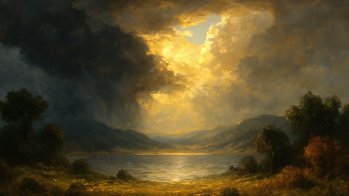 Be the light in the dark, be the calm in the storm and be at peace while at war.