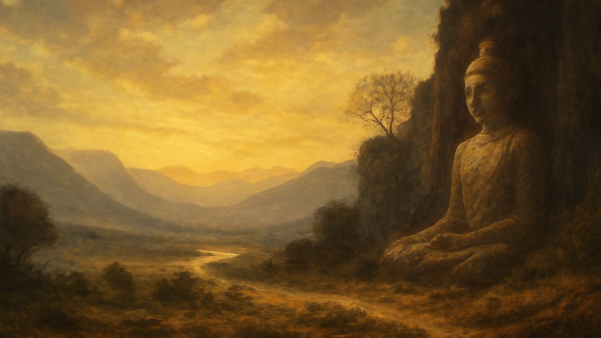 Our life is shaped by our mind; we become what we think. Suffering follows an evil thought as the wheels of a cart follow the oxen that draws it. Our life is shaped by our mind; we become what we think. Joy follows a pure thought like a shadow that never leaves.