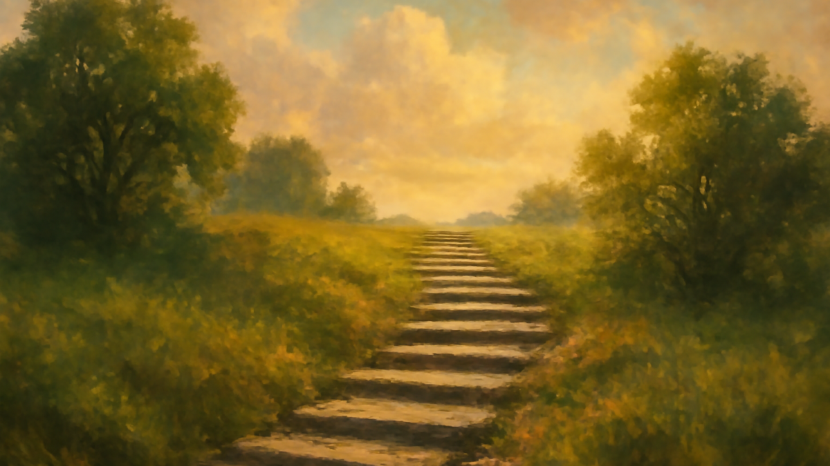 You don’t have to see the whole staircase, just take the first step.