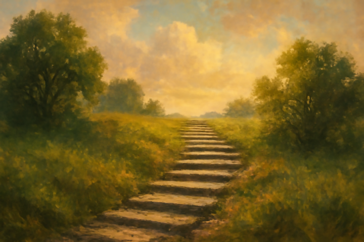 You don’t have to see the whole staircase, just take the first step.