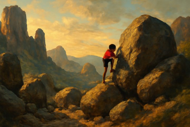 Obstacles don’t have to stop you. If you run into a wall, don’t turn around and give up. Figure out how to climb it, go through it, or work around it.