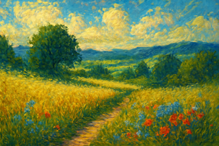 If you hear a voice within you say you cannot paint, then by all means paint and that voice will be silenced.