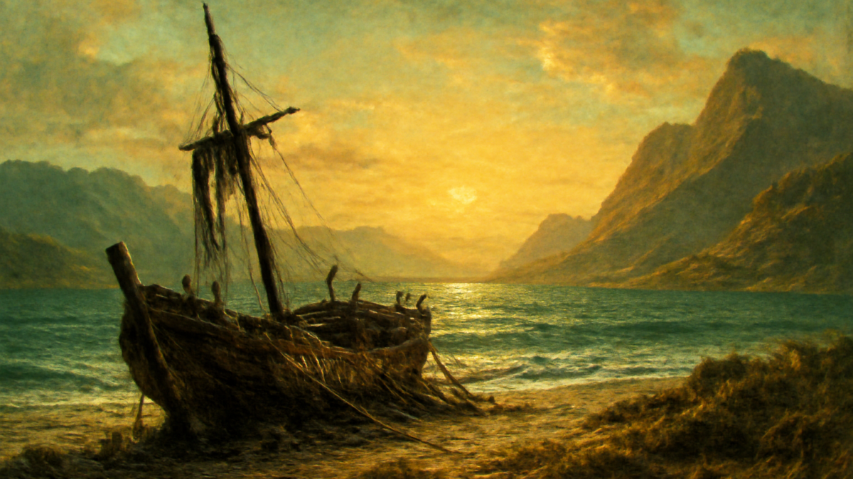 Even in a world that’s being shipwrecked, remain brave and strong.