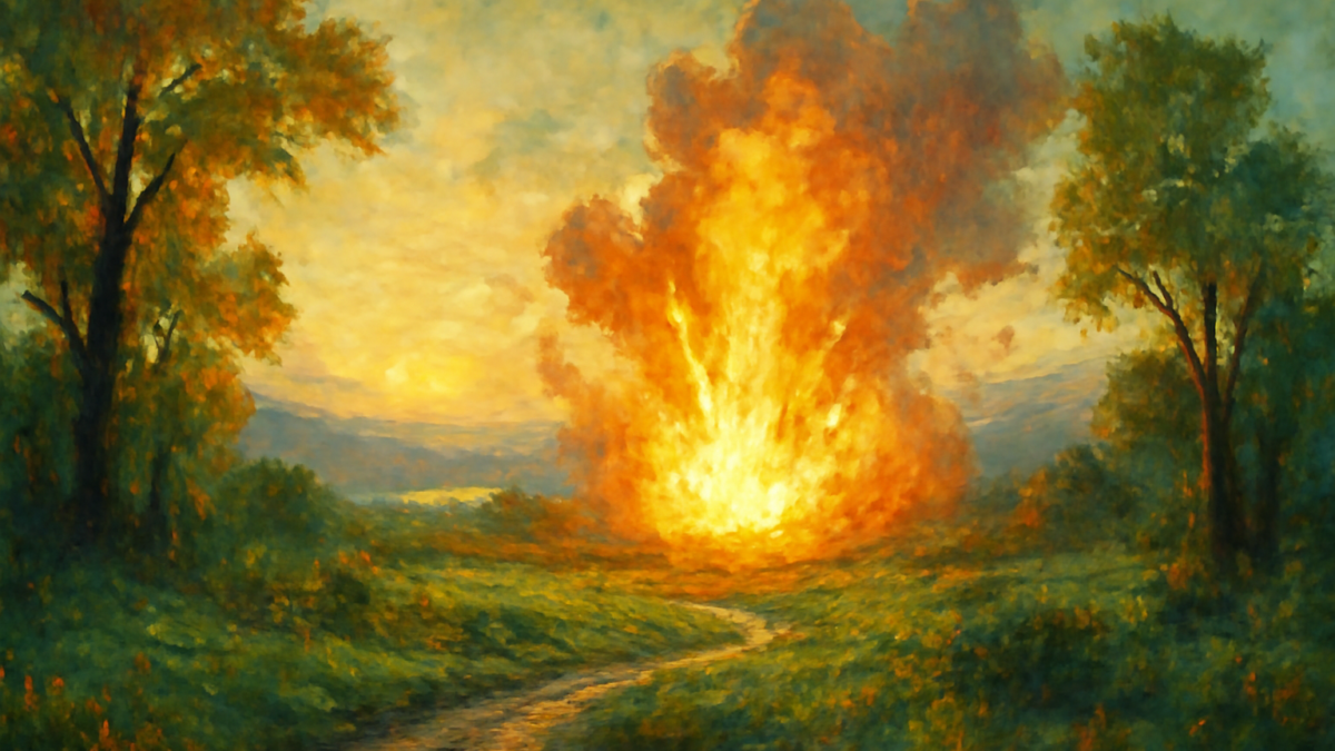 In the beginning there was nothing, which exploded.