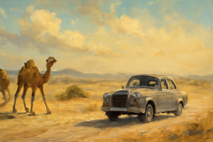 My grandfather rode a camel, my father rode a camel, I drive a Mercedes, my son drives a Land Rover, his son will drive a Land Rover, but his son will ride a camel.