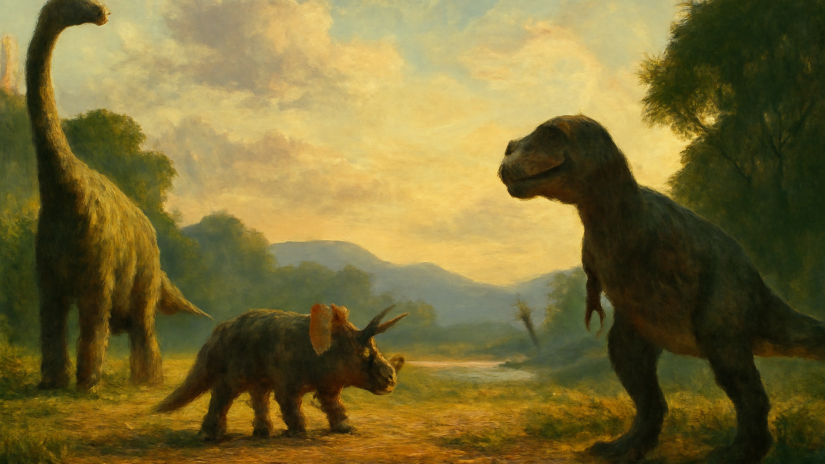 Dinosaurs are extinct today because they lacked opposable thumbs and the brainpower to build a space program.