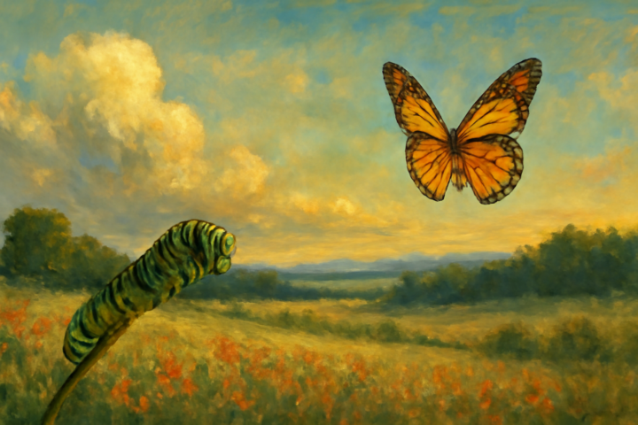 The caterpillar does all the work, but the butterfly gets all the publicity.