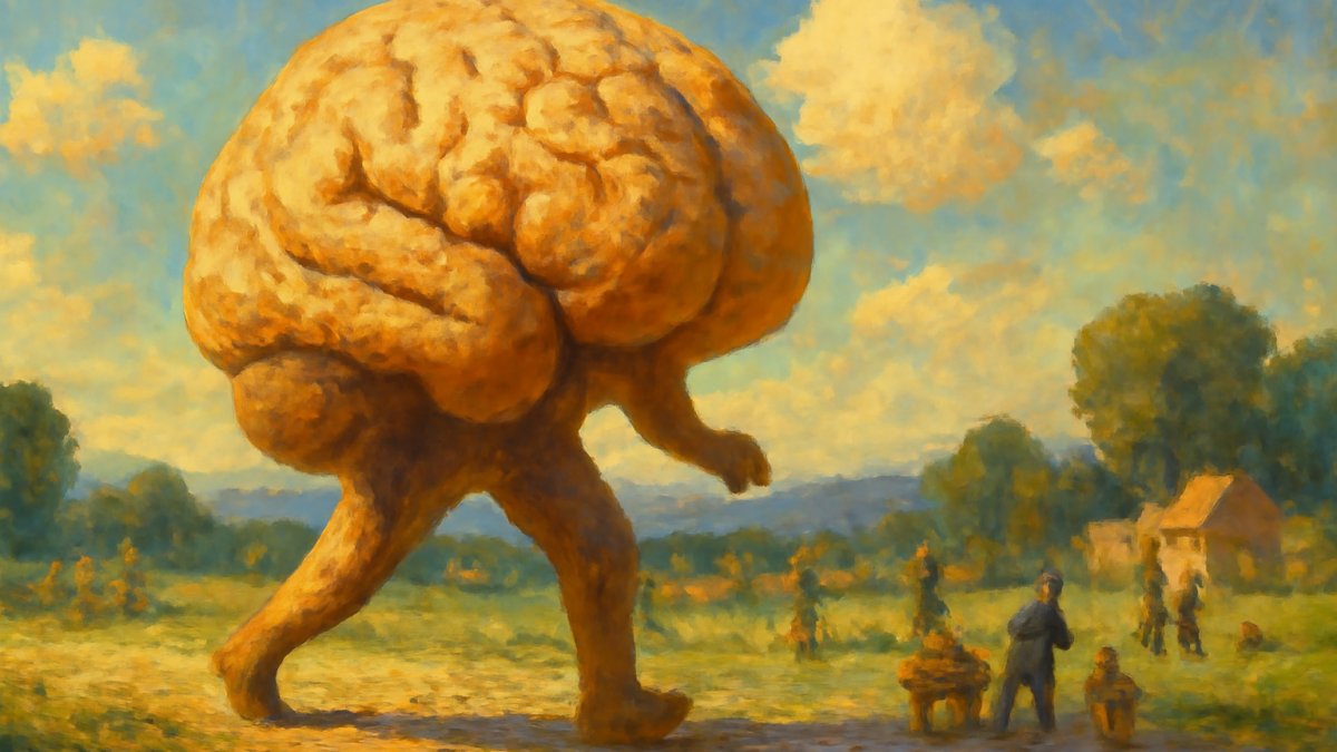 Humor is by far the most significant activity of the human brain.