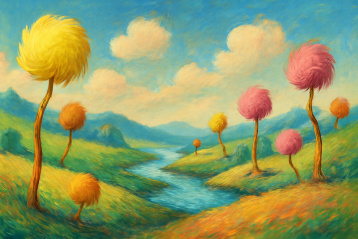 Think left and think right and think low and think high. Oh, the thinks you can think up if only you try!