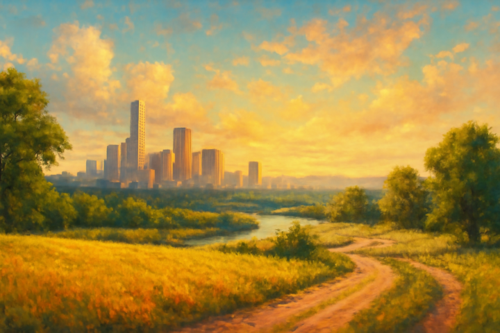 Progress equals happiness.