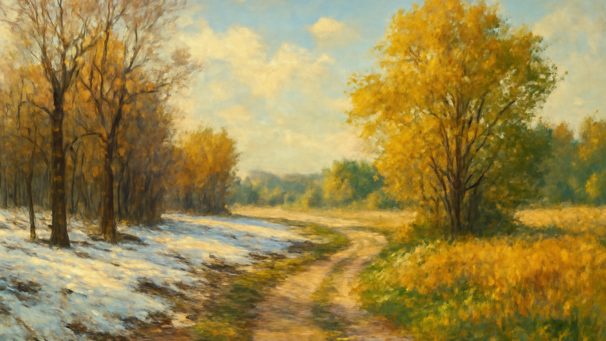 People don’t notice whether it’s winter or summer when they’re happy.