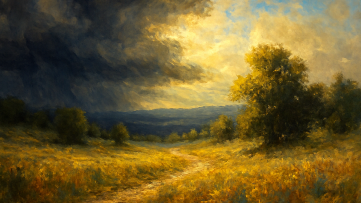 If you spend your whole life waiting for the storm, you’ll never enjoy the sunshine.