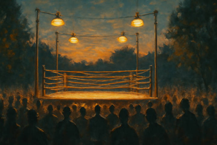 The fight is won or lost far away from witnesses – behind the lines, in the gym, and out there on the road, long before I dance under those lights.