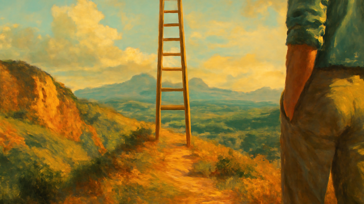 You can’t climb the ladder of success with your hands in your pockets.