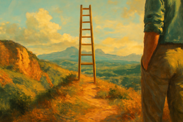 You can’t climb the ladder of success with your hands in your pockets.