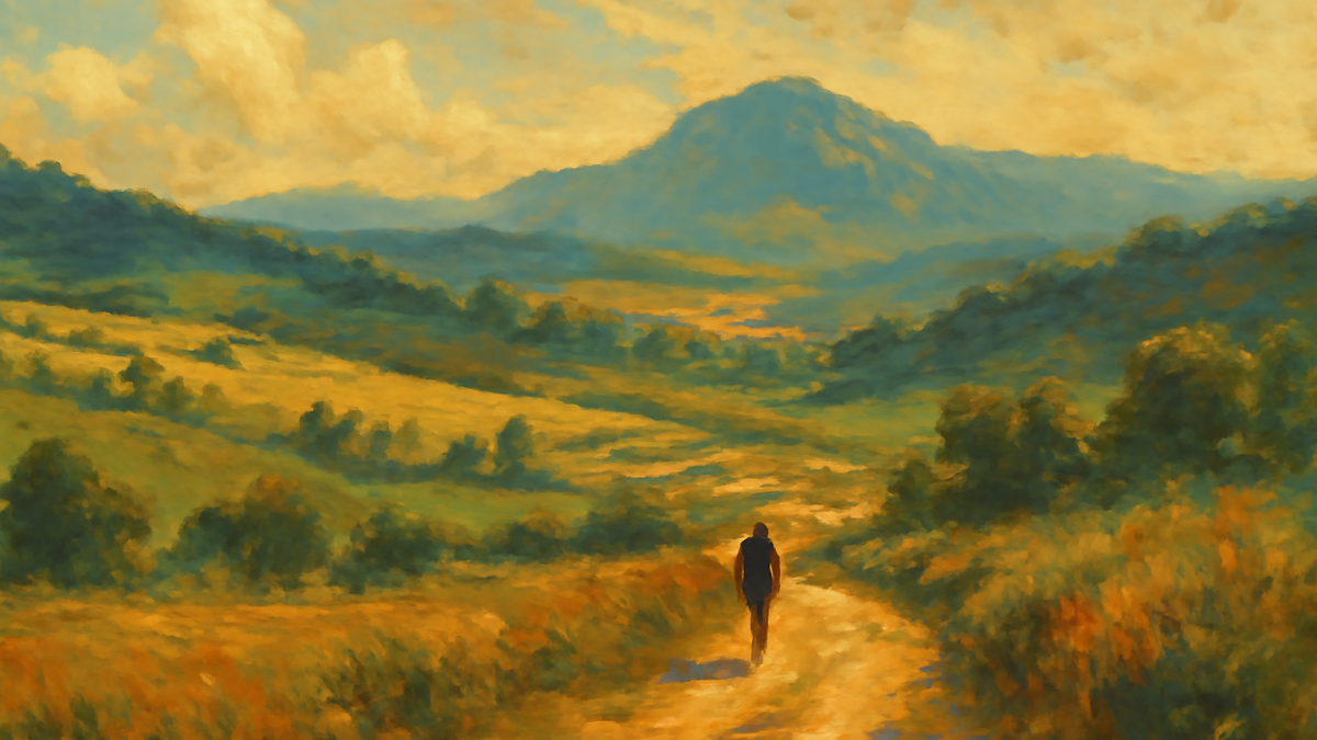 Sometimes you have to travel a long way to find what is near.