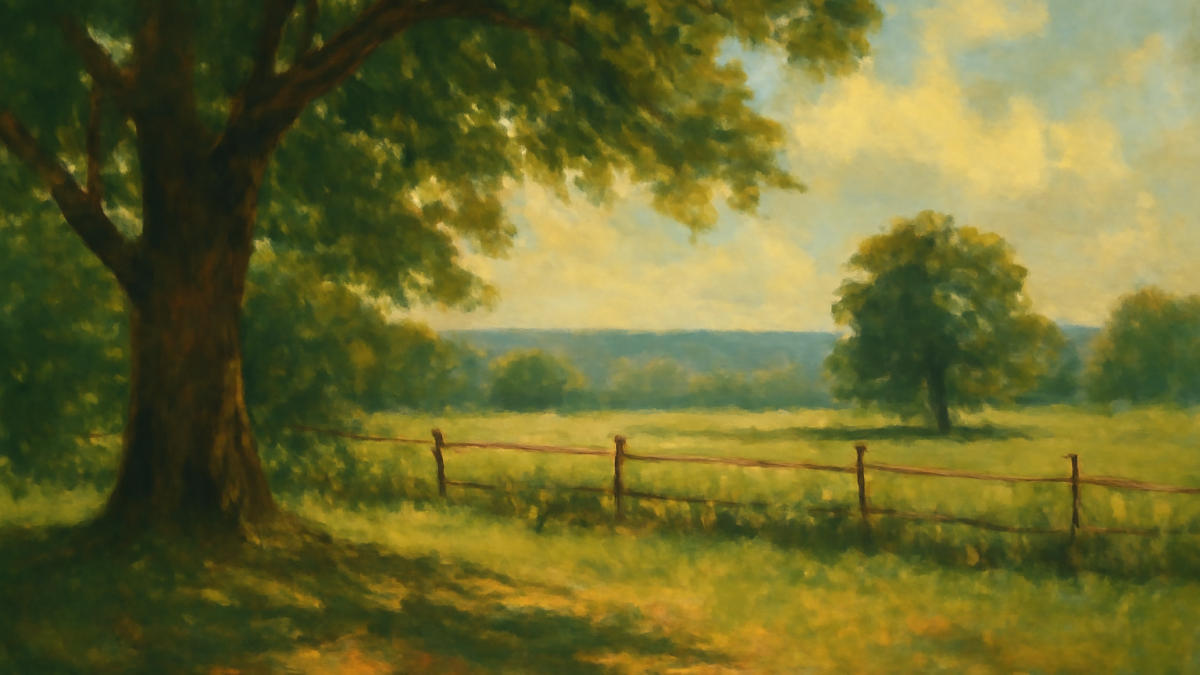 Someone’s sitting in the shade today because someone planted a tree a long time ago.