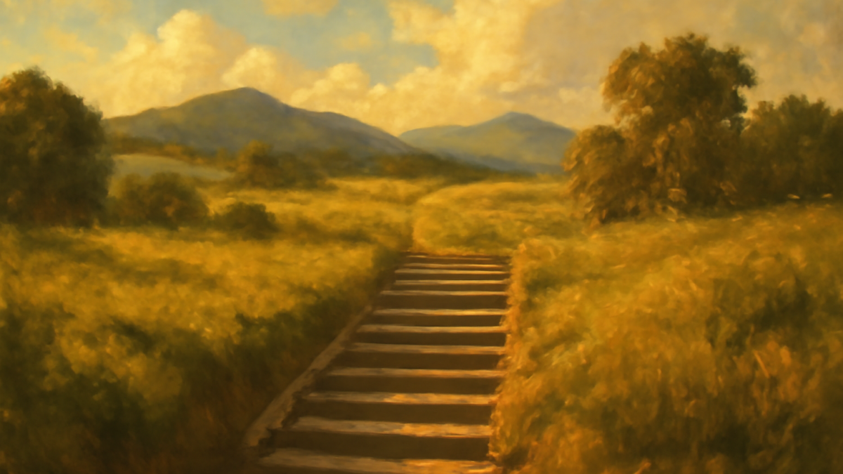 You don’t have to see the whole staircase, just take the first step.