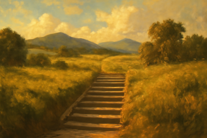 You don’t have to see the whole staircase, just take the first step.