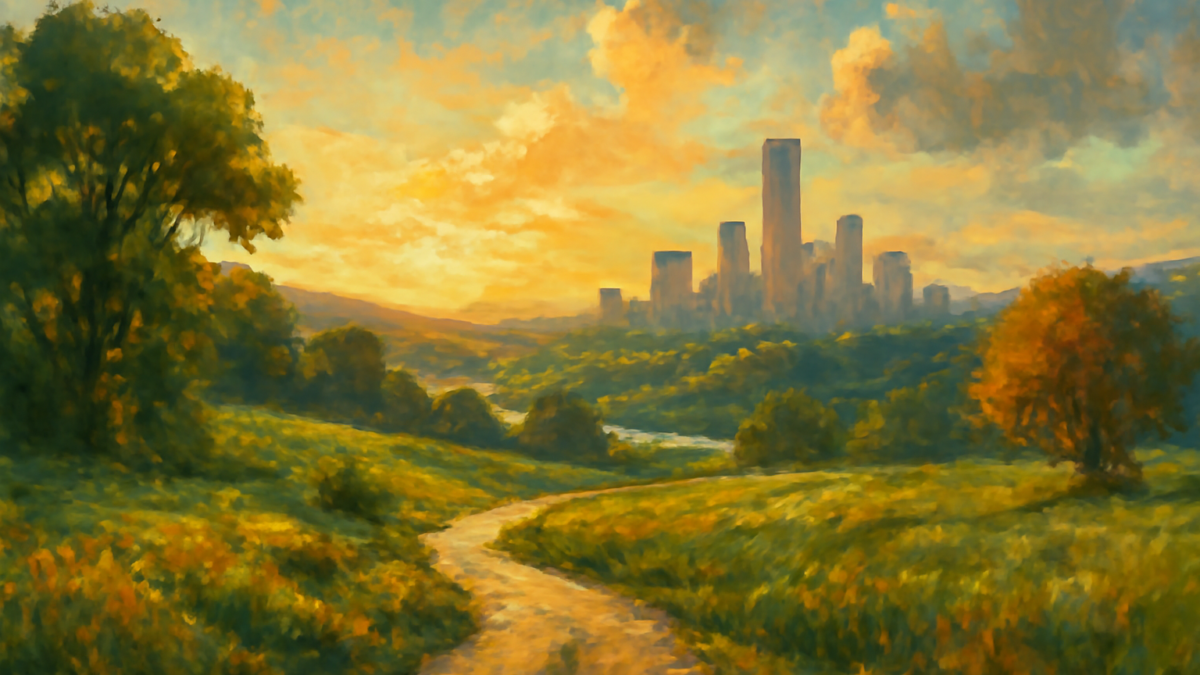 Progress equals happiness.