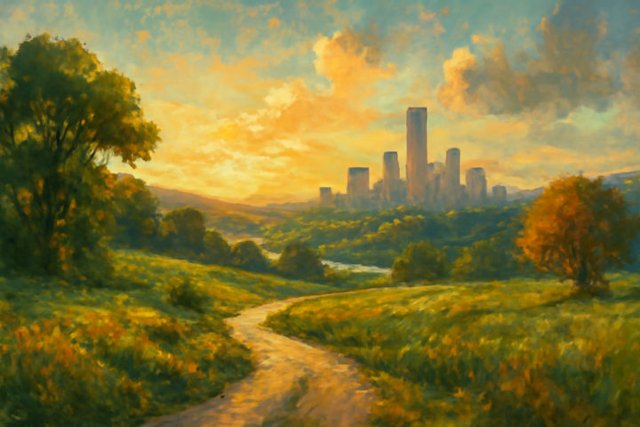 Progress equals happiness.