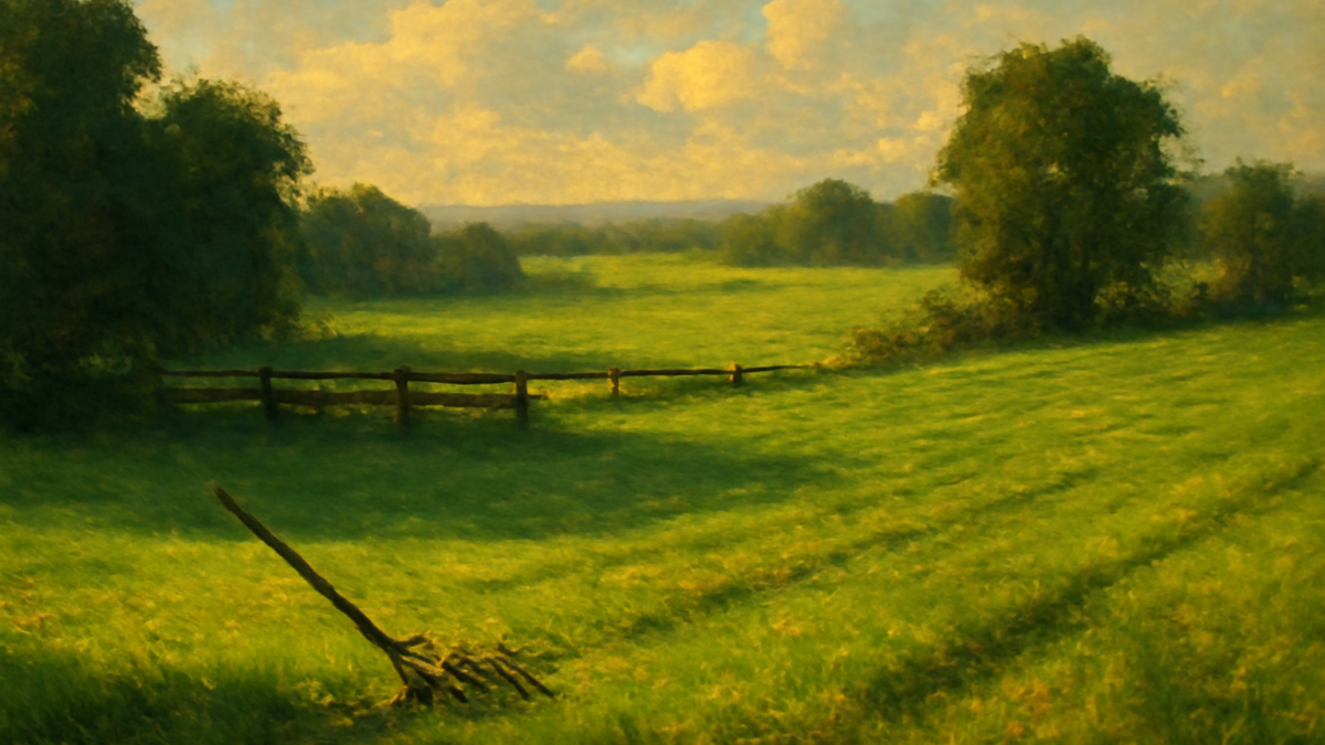 I’m too busy working on my own grass to notice if yours is greener.