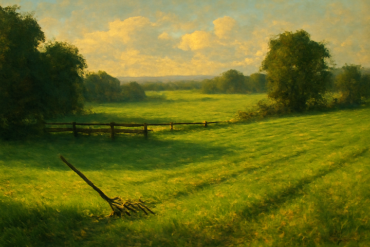 I’m too busy working on my own grass to notice if yours is greener.