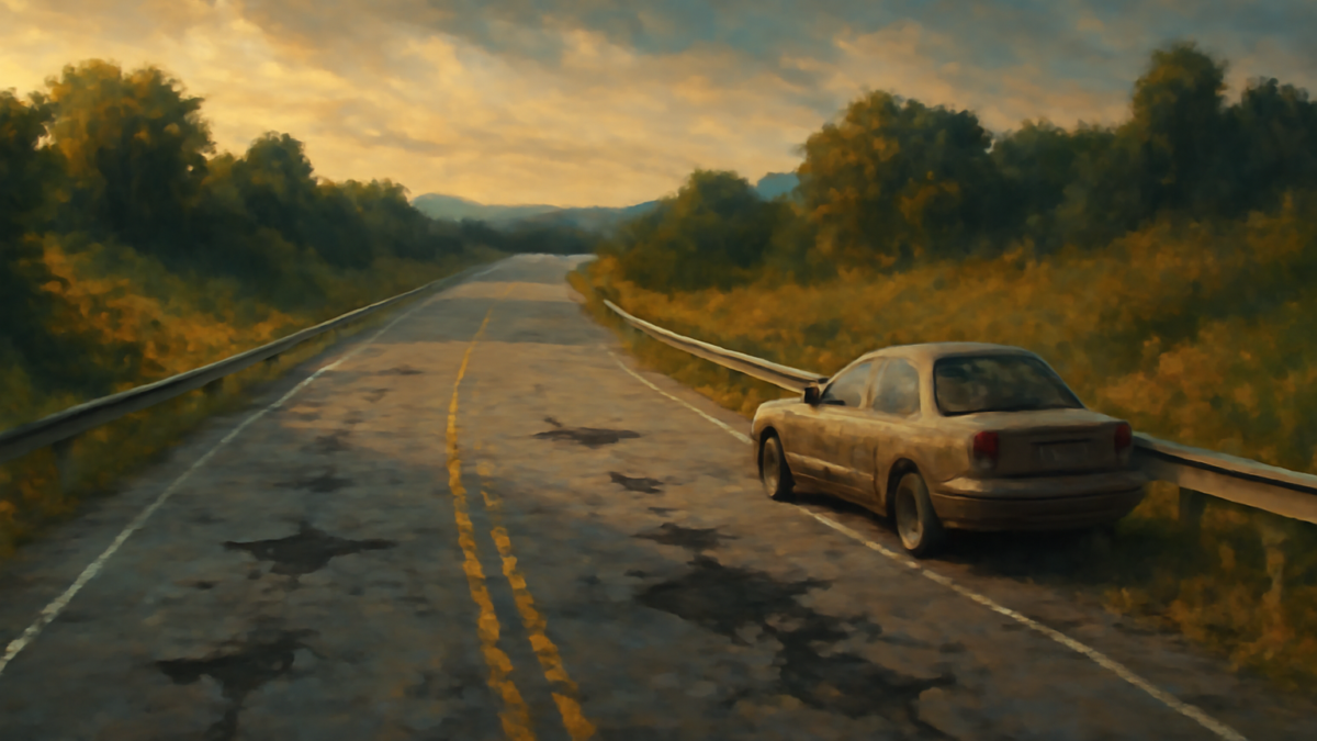 I’d always end up broken down on the highway. When I stood there trying to flag someone down, nobody stopped. But when I pushed my own car, other drivers would get out and push with me. If you want help, help yourself – people like to see that.