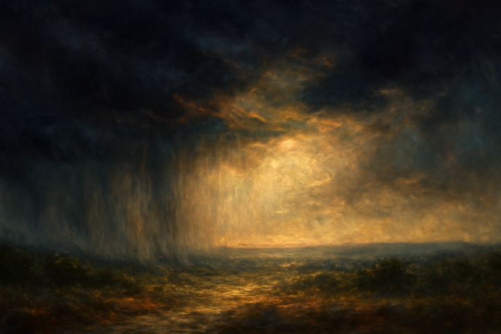 Don’t be sad! Because God sends hope in the most desperate moments. Don’t forget, the heaviest rain comes out of the darkest clouds.