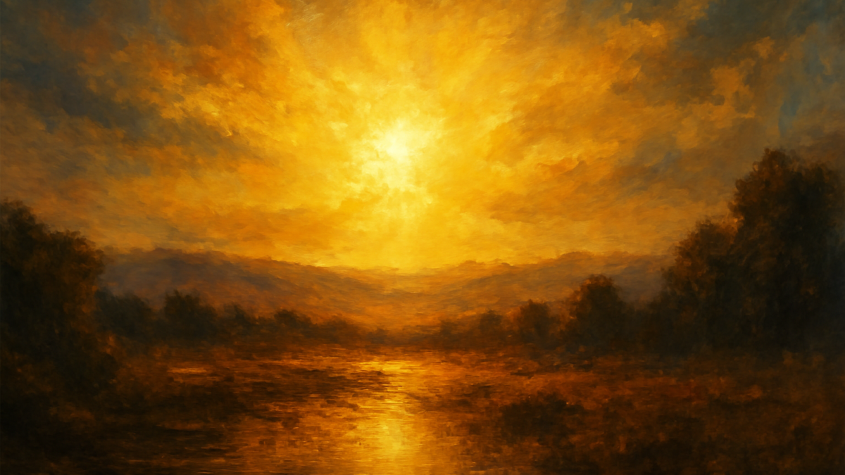 Your light is more magnificent than sunrise or sunset.