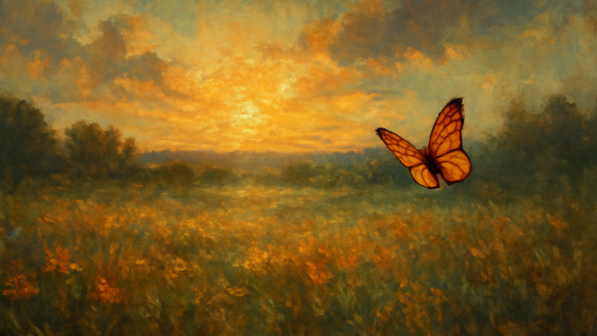 The butterfly counts not months but moments, and has time enough.