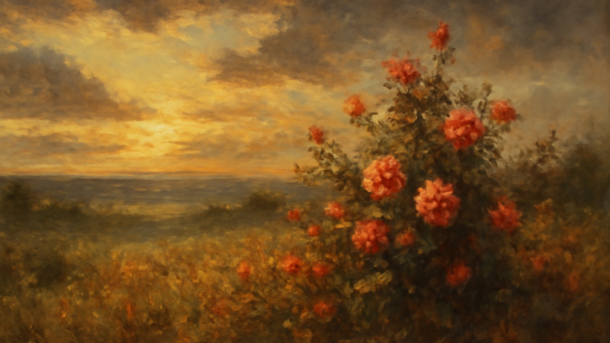 We can complain because rose bushes have thorns, or rejoice because thorn bushes have roses.