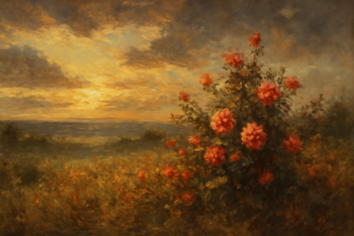 We can complain because rose bushes have thorns, or rejoice because thorn bushes have roses.