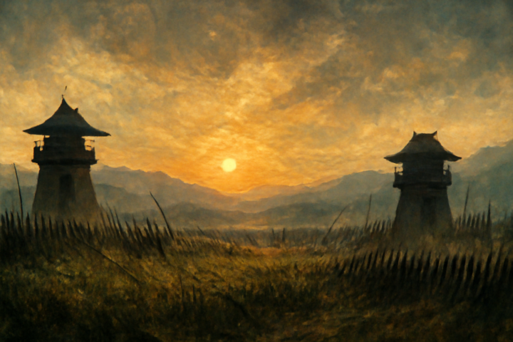 The bow is tactically strong at the commencement of battle, especially battles on a moor, as it is possible to shoot quickly among the spearmen.