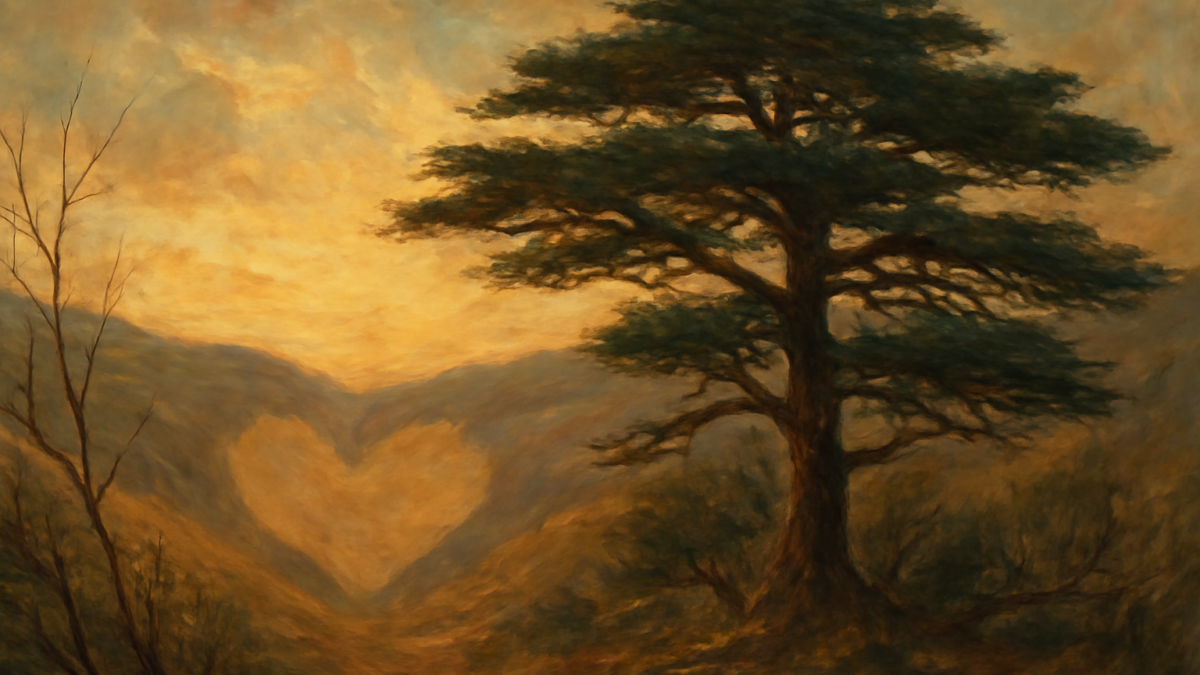 The heart’s affections are divided like the branches of the cedar tree. If the tree loses one strong branch, it will suffer but it does not die. It will pour all its vitality into the next branch so that it will grow and fill the empty place.