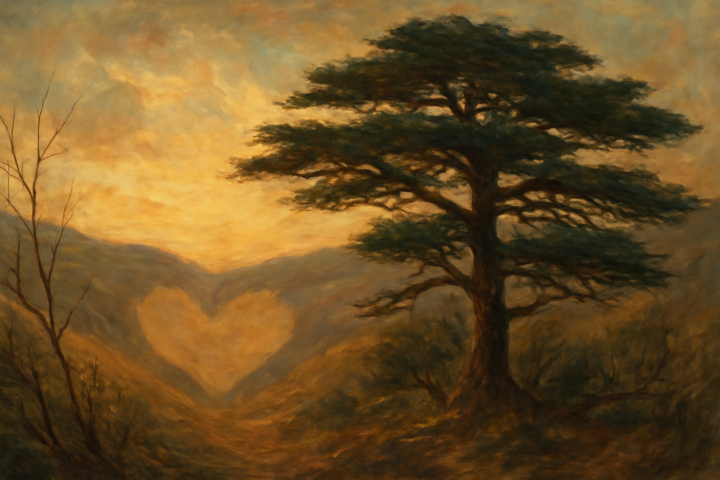 The heart’s affections are divided like the branches of the cedar tree. If the tree loses one strong branch, it will suffer but it does not die. It will pour all its vitality into the next branch so that it will grow and fill the empty place.