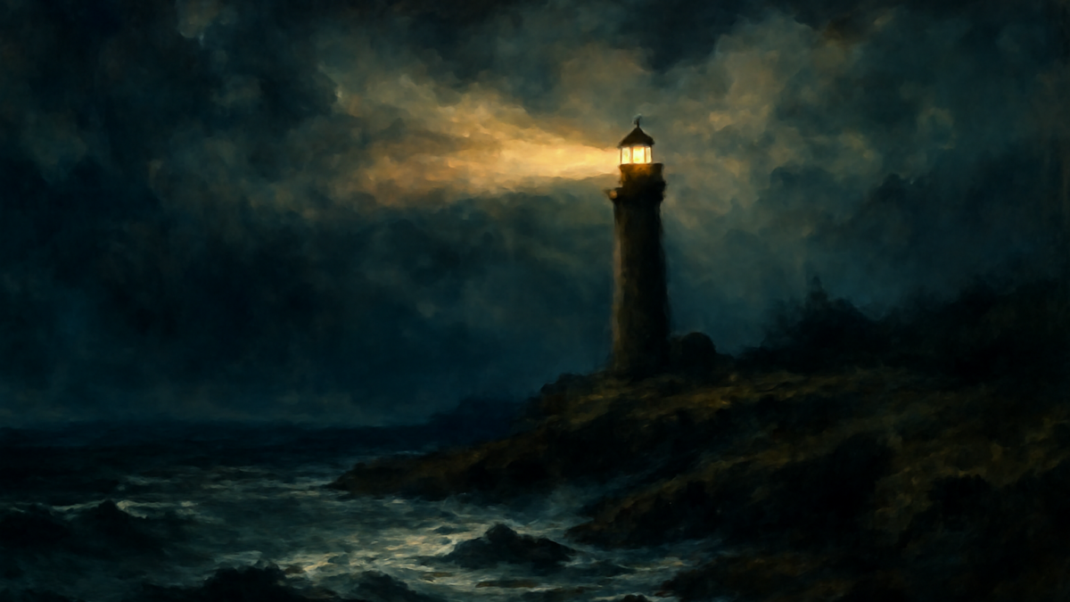 Look to the lighthouse of the Lord. There is no fog so dense, no night so dark, no gale so strong, no mariner so lost but what its beacon light can rescue.