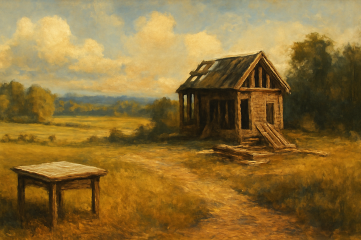 Writing a first draft is like trying to build a house in a strong wind.