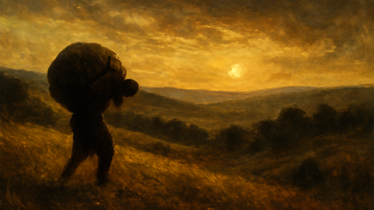 Burdens are for shoulders strong enough to carry them.