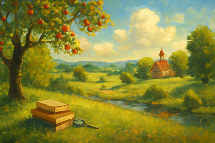 Fortunate Newton, happy childhood of science. Nature to him was an open book. He stands before us strong, certain, and alone.