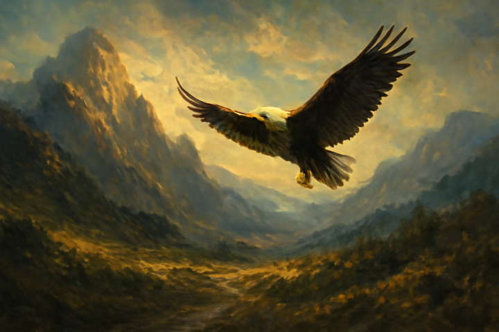 The eagle has no fear of adversity. We need to be like the eagle and have a fearless spirit of a conqueror!