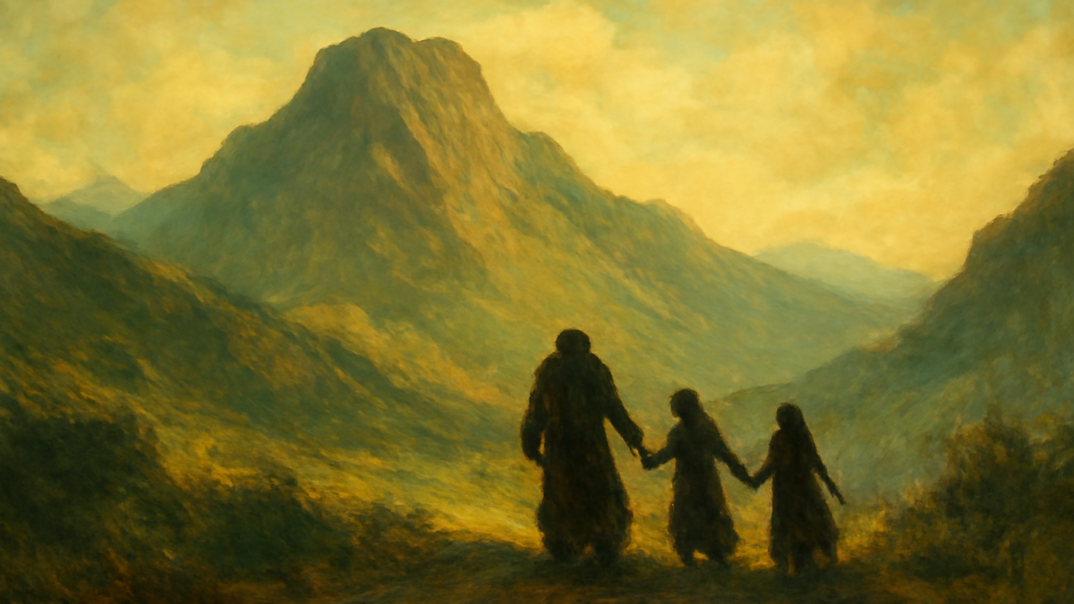 I sit between my brother the mountain and my sister the sea. We three are one in loneliness, and the love that binds us together is deep and strong and strange.