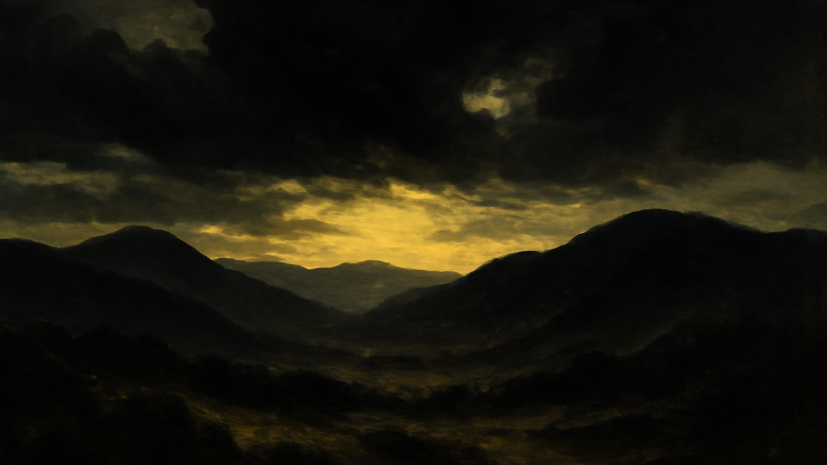 I imposed black; it’s still going strong today, for black wipes out everything else around.