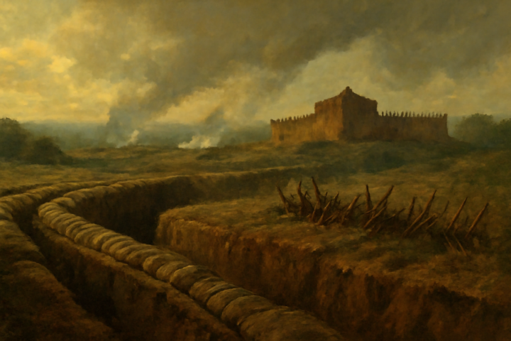 If you entrench yourself behind strong fortifications, you compel the enemy to seek a solution elsewhere.