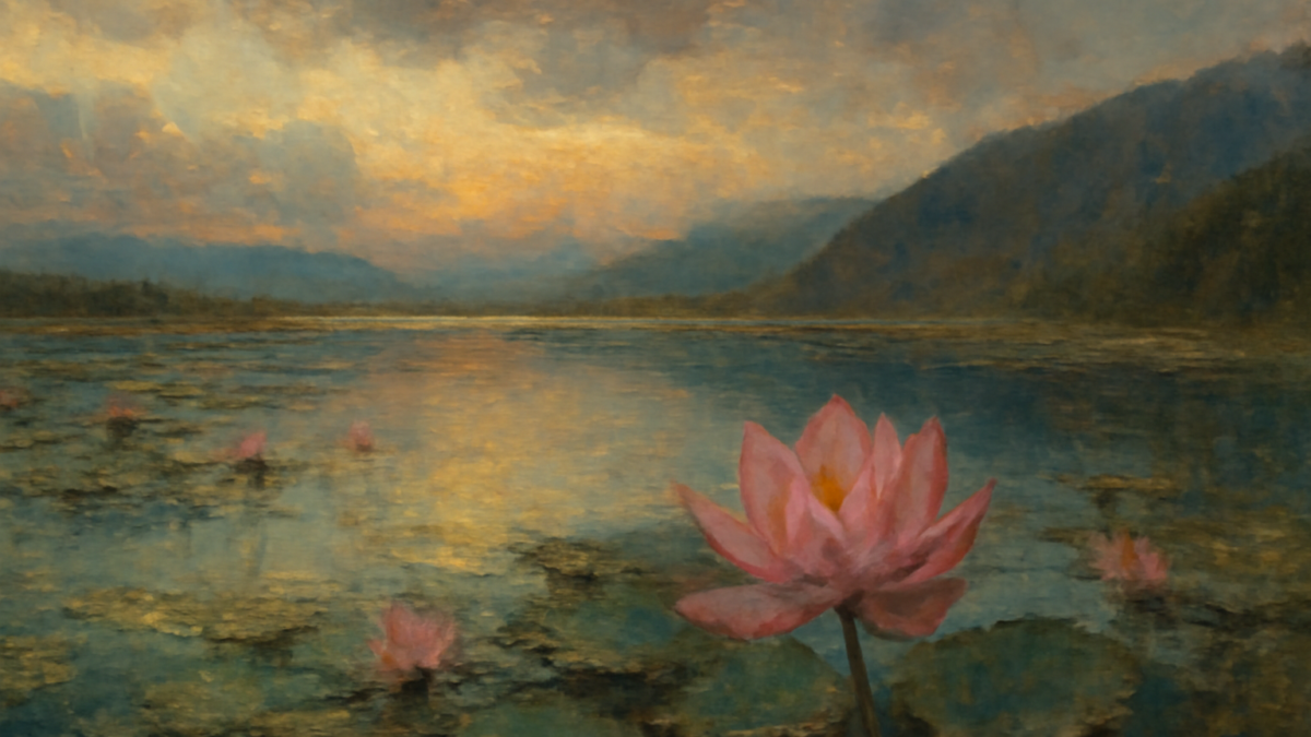 If you feel lost, disappointed, hesitant, or weak, return to yourself, to who you are, here and now and when you get there, you will discover yourself, like a lotus flower in full bloom, even in a muddy pond, beautiful and strong.