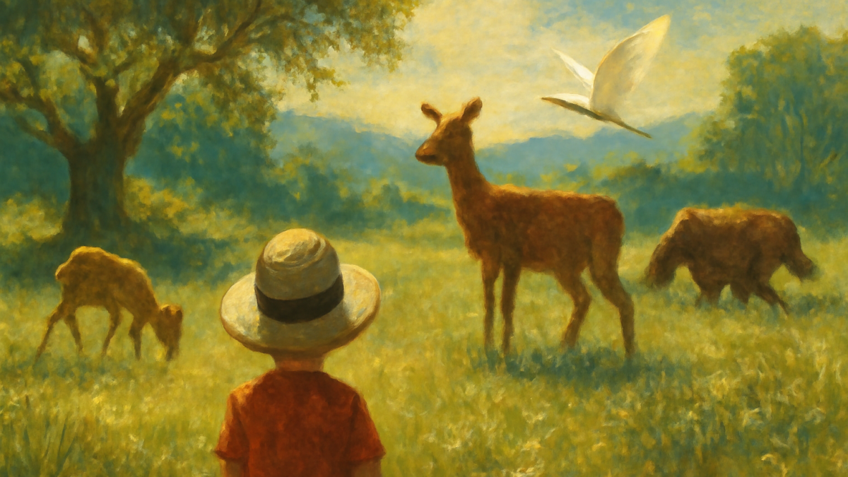 The child who has felt a strong love for his surroundings and for all living creatures, who has discovered joy and enthusiasm in work, gives us reason to hope that humanity can develop in a new direction.