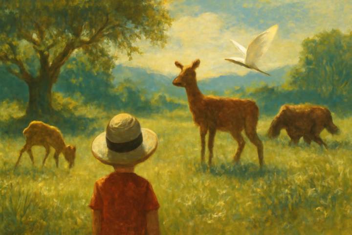 The child who has felt a strong love for his surroundings and for all living creatures, who has discovered joy and enthusiasm in work, gives us reason to hope that humanity can develop in a new direction.